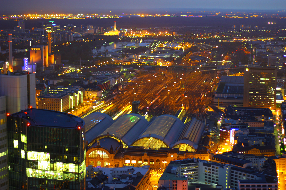 Testseite Hauptbahnhof von Frankfurt am Main